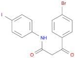 3-(4-Bromophenyl)-N-(4-iodophenyl)-3-oxopropanamide