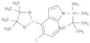 1H-Indole, 1-[(1,1-dimethylethyl)dimethylsilyl]-5-fluoro-4-(4,4,5,5-tetramethyl-1,3,2-dioxaborolan…