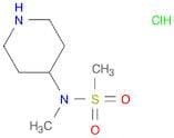 Methanesulfonamide, N-methyl-N-4-piperidinyl-, hydrochloride (1:1)