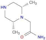 2-[(2R,6S)-2,6-Dimethylpiperazin-1-yl]acetamide