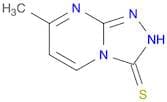 1,2,4-Triazolo[4,3-a]pyrimidine-3(2H)-thione, 7-methyl-