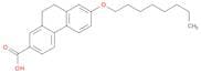 2-Phenanthrenecarboxylic acid, 9,10-dihydro-7-(octyloxy)-