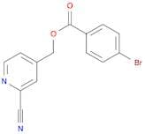 (2-Cyanopyridin-4-yl)methyl 4-bromobenzoate
