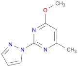 Pyrimidine, 4-methoxy-6-methyl-2-(1H-pyrazol-1-yl)-