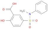 Benzoic acid, 2-hydroxy-5-[(methylphenylamino)sulfonyl]-