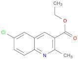 3-Quinolinecarboxylic acid, 6-chloro-2-methyl-, ethyl ester