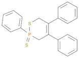 2H-1,2-Thiaphosphorin, 3,6-dihydro-2,4,5-triphenyl-, 2-sulfide