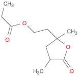 2(3H)-Furanone, dihydro-3,5-dimethyl-5-[2-(1-oxopropoxy)ethyl]-