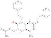α-D-Glucopyranoside, methyl 2-deoxy-2-[[(phenylmethoxy)carbonyl]amino]-3-O-(phenylmethyl)-, 6-acet…