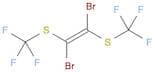 Ethene, 1,2-dibromo-1,2-bis[(trifluoromethyl)thio]-, (1E)-