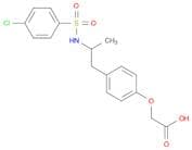 Acetic acid, 2-[4-[2-[[(4-chlorophenyl)sulfonyl]amino]propyl]phenoxy]-