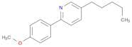 Pyridine, 2-(4-methoxyphenyl)-5-pentyl-