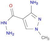 1H-Pyrazole-4-carboxylic acid, 3-amino-1-methyl-, hydrazide