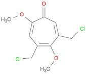 2,4,6-Cycloheptatrien-1-one, 4,6-bis(chloromethyl)-2,5-dimethoxy-