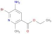 3-Pyridinecarboxylic acid, 5-amino-6-bromo-2-methyl-, ethyl ester