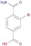 3-Bromo-4-carbamoylbenzoic acid