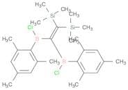 Borane, [bis(trimethylsilyl)ethenylidene]bis[chloro(2,4,6-trimethylphenyl)- (9CI)