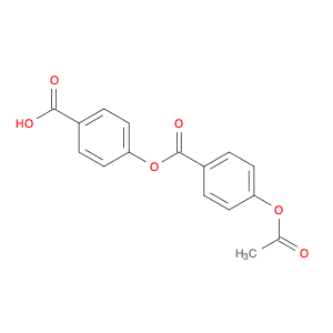 Benzoic acid, 4-(acetyloxy)-, 4-carboxyphenyl ester