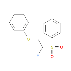 Benzene, [[2-fluoro-2-(phenylsulfonyl)ethyl]thio]-