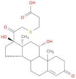 Propanoic acid, 3-[[(11β)-11,17-dihydroxy-3,20-dioxopregn-4-en-21-yl]thio]- (9CI)