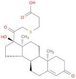 Propanoic acid, 3-[(17-hydroxy-3,20-dioxopregn-4-en-21-yl)thio]- (9CI)