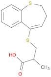 Propanoic acid, 3-[(2,3-dihydro-1-benzothiepin-5-yl)thio]-2-methyl-