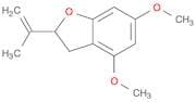 Benzofuran, 2,3-dihydro-4,6-dimethoxy-2-(1-methylethenyl)-