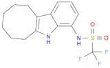 Methanesulfonamide, 1,1,1-trifluoro-N-(6,7,8,9,10,11-hexahydro-5H-cyclooct[b]indol-4-yl)-