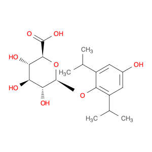 β-D-Glucopyranosiduronic acid, 4-hydroxy-2,6-bis(1-methylethyl)phenyl