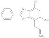 6-Benzoxazolol, 4-chloro-2-phenyl-7-(2-propen-1-yl)-