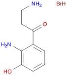1-Propanone, 3-amino-1-(2-amino-3-hydroxyphenyl)-, hydrobromide (1:1)