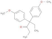 3-Hexanone, 4,4-bis(4-methoxyphenyl)-