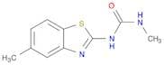 Urea, N-methyl-N'-(5-methyl-2-benzothiazolyl)-