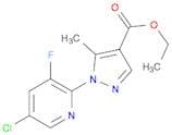 Ethyl 1-(5-chloro-3-fluoropyridin-2-yl)-5-methylpyrazole-4-carboxylate