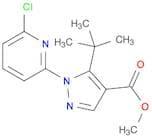 Methyl 5-tert-butyl-1-(6-chloropyridin-2-yl)pyrazole-4-carboxylate