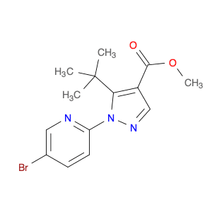 Methyl 1-(5-bromopyridin-2-yl)-5-tert-butylpyrazole-4-carboxylate