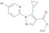 Methyl 1-(5-bromopyridin-2-yl)-5-cyclopropylpyrazole-4-carboxylate