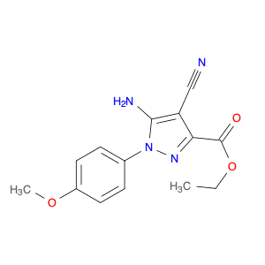 Ethyl 5-amino-4-cyano-1-(4-methoxyphenyl)pyrazole-3-carboxylate