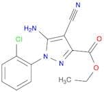 Ethyl 5-amino-1-(2-chlorophenyl)-4-cyanopyrazole-3-carboxylate