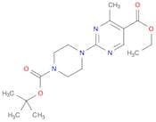 Ethyl 2-(4-(tert-butoxycarbonyl)piperazin-1-yl)-4-methylpyrimidine-5-carboxylate