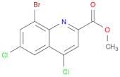 Methyl 8-bromo-4,6-dichloroquinoline-2-carboxylate