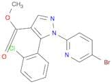 Methyl 1-(5-bromopyridin-2-yl)-5-(2-chlorophenyl)pyrazole-4-carboxylate