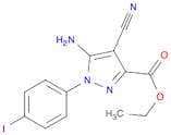 Ethyl 5-amino-4-cyano-1-(4-iodophenyl)pyrazole-3-carboxylate