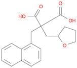 1-(Tetrahydro-2-furyl)-3-(1-naphthyl)propane-2,2-dicarboxylic acid