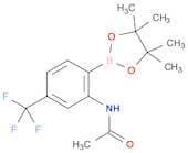 2-Acetamido-4-(trifluoromethyl)phenylboronic acid, pinacol ester