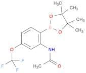 2-Acetamido-4-(trifluoromethoxy)phenylboronic acid, pinacol ester