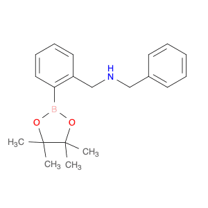Benzenemethanamine, N-(phenylmethyl)-2-(4,4,5,5-tetramethyl-1,3,2-dioxaborolan-2-yl)-