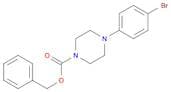 1-Piperazinecarboxylic acid, 4-(4-bromophenyl)-, phenylmethyl ester