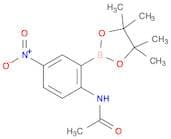 2-Acetamido-5-nitrophenylboronic acid, pinacol ester