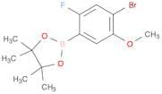 2-(4-Bromo-2-fluoro-5-methoxyphenyl)-4,4,5,5-tetramethyl-1,3,2-dioxaborolane
